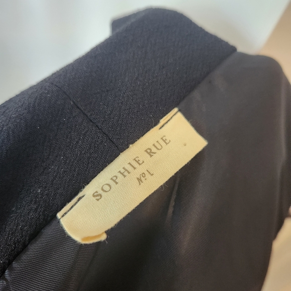 Sophie Rue No. 1 Drape Cape in Stark Black Size Medium | EUC Like New - Picture 13 of 13